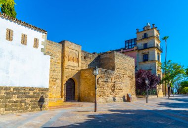 İspanya 'da Jerez de la Frontera' daki Alcazar kalesi