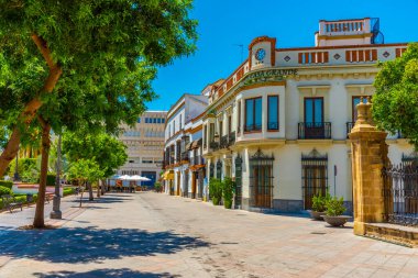 İspanya 'da Jerez de la Frontera' da bir sokak manzarası