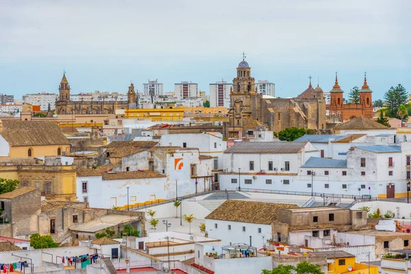 Flygfoto Över Staden Jerez Frontera Spanien — Stockfoto