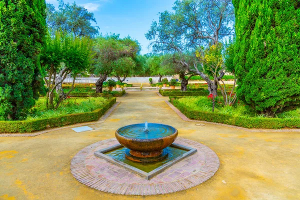 Trädgård Framför Villavicencio Palatset Vid Jerez Frontera Spanien — Stockfoto