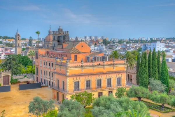 Villavicencio Palast Auf Dem Boden Des Alcazars Von Jerez Frontera — Stockfoto