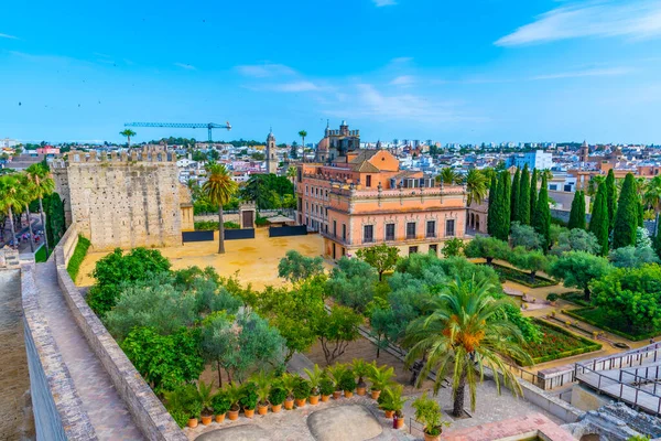 Villavicencio Palast Auf Dem Boden Des Alcazars Von Jerez Frontera — Stockfoto