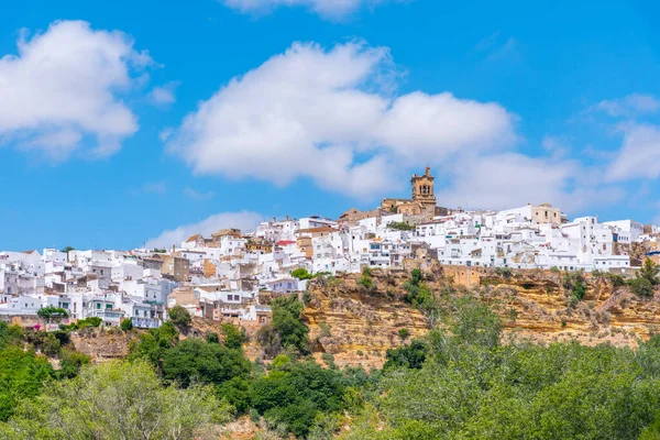 Arcos Frontera Uno Dei Famosi Pueblos Blancos Spagna — Foto Stock