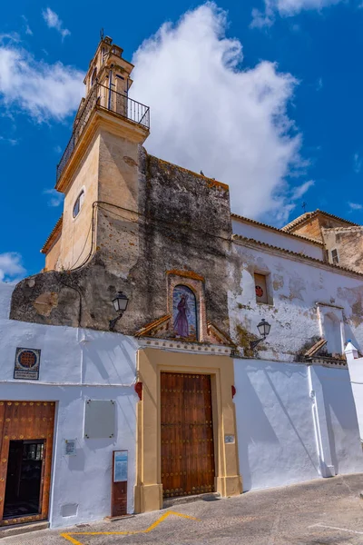 Vista Uma Igreja Arcos Frontera Espanha — Fotografia de Stock