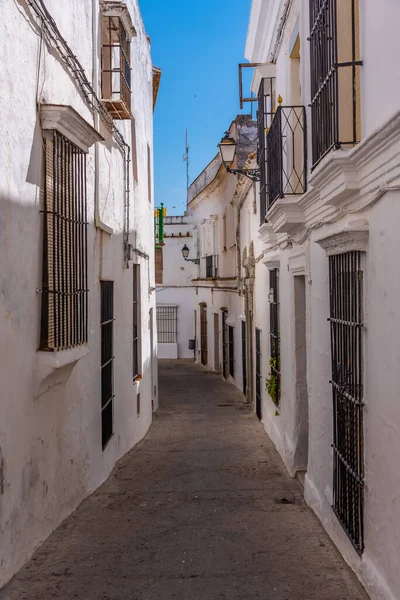 Whitewashed Street Old Town Arcos Frontera One Pueblos Blancos Spain — Stock Photo, Image