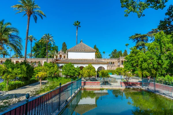 Paviljong Charles Trädgårdar Real Alcazar Sevilla Spanien — Stockfoto