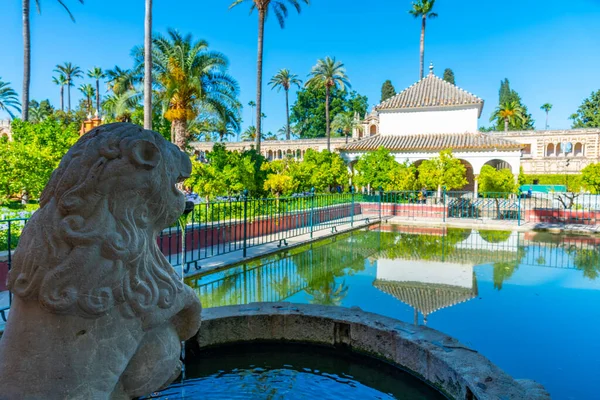 Charles Pavyonu Spanya Daki Real Alcazar Sevilla Bahçesinde — Stok fotoğraf