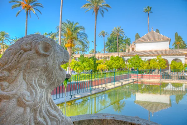 Charles Pavyonu Spanya Daki Real Alcazar Sevilla Bahçesinde — Stok fotoğraf