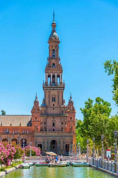 Plaza España Sevilla Durante Día Soleado España — Foto de Stock