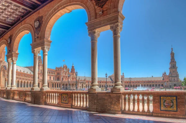 Detail Colorful Tiles Plaza Espana Sevilla Spain Royalty Free Stock Photos