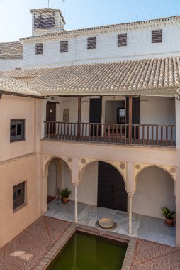 İspanya 'nın Granada kasabasında Casa de Zafra