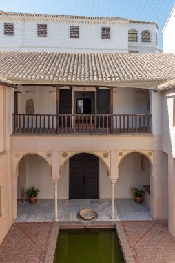 İspanya 'nın Granada kasabasında Casa de Zafra