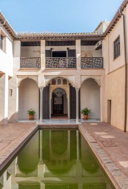 İspanya 'nın Granada kasabasında Casa de Zafra