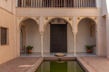 İspanya 'nın Granada kasabasında Casa de Zafra