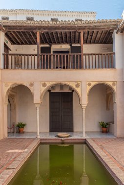 İspanya 'nın Granada kasabasında Casa de Zafra