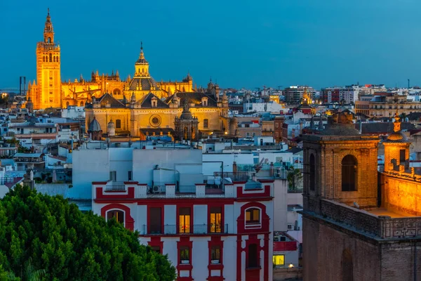 Kerken Sevilla Gezien Vanaf Setas Sevilla Paddenstoel Structuur Spanje — Stockfoto