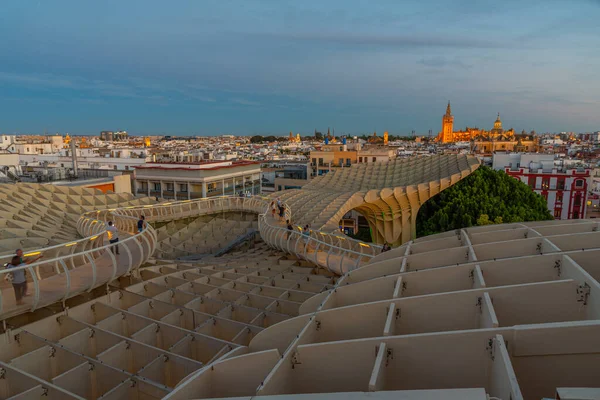 Церква Севільї Вид Сетас Севілья Іспанія — стокове фото
