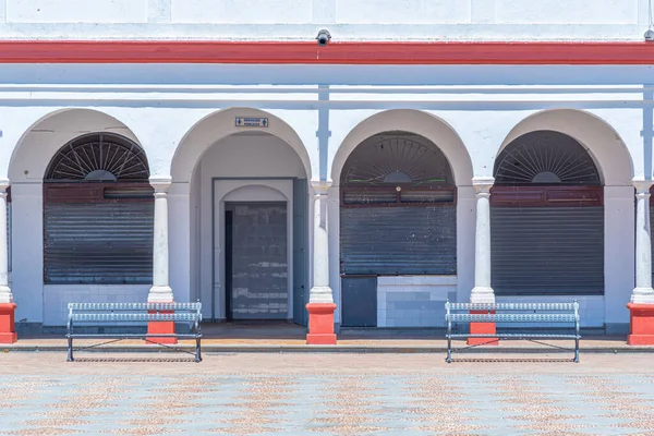 Plaza Abastos Hiszpańskim Mieście Carmona — Zdjęcie stockowe