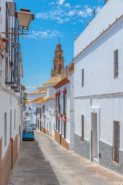 Biała Ulica Hiszpańskiego Miasta Carmona — Zdjęcie stockowe