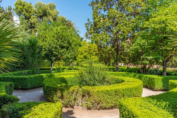 Jardín Casa Del Chapiz Granada España — Foto de Stock