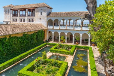 Granada, İspanya 'daki Generalife Sarayı
