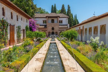 Granada, İspanya 'daki Generalife Sarayı