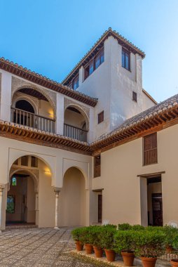Palacio de Dar al-Horra İspanyol şehri Granada 'da.