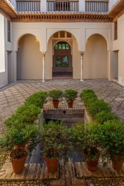 Palacio de Dar al-Horra İspanyol şehri Granada 'da.