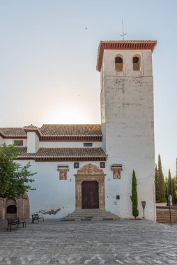 İspanyol şehri Granada 'daki Palacio de Dar al-Horra cephesi