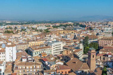 İspanya, Granada 'nın yeni bölgelerinin silueti