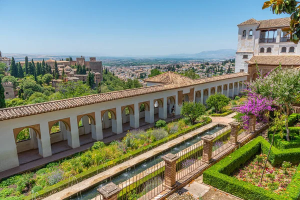 Paleis Alhambra Generalife Granada Spanje — Stockfoto