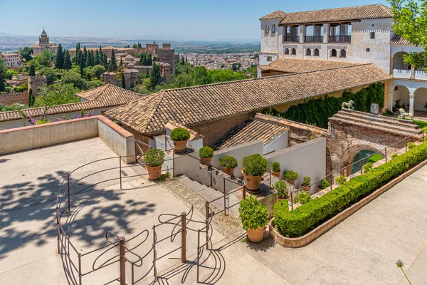 Paleis Van Generalife Granada Spanje — Stockfoto