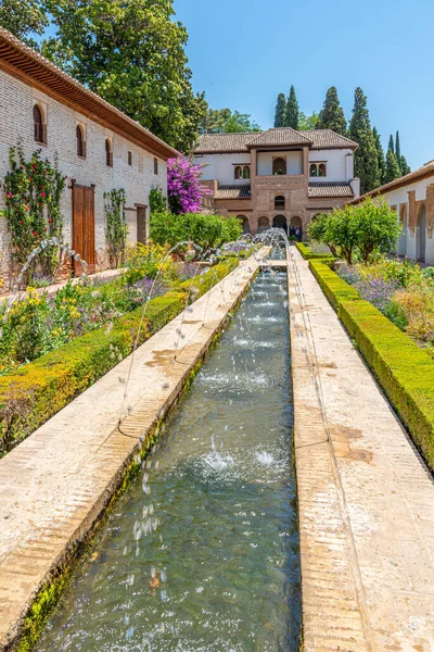Paleis Van Generalife Granada Spanje — Stockfoto