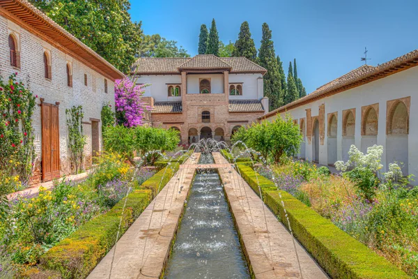 Paleis Van Generalife Granada Spanje — Stockfoto