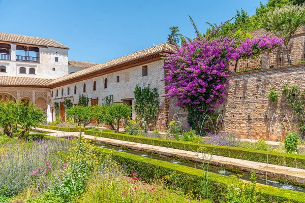 Paleis Van Generalife Granada Spanje — Stockfoto