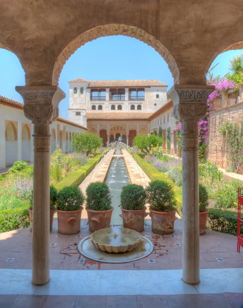 スペインのグラナダにあるGeneralife Palace — ストック写真