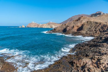 Cala de las Sirenas İspanya 'daki Cabo de Gata doğal parkında.