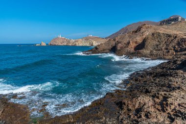 Cala de las Sirenas İspanya 'daki Cabo de Gata doğal parkında.