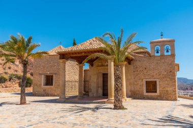 Church at Monte Calvario at Lorca, Spain clipart