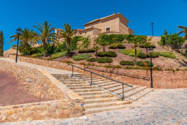 Church at Monte Calvario at Lorca, Spain clipart