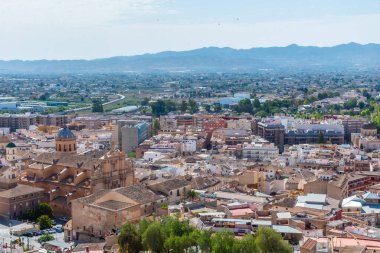 İspanya 'nın Lorca kentindeki San Patricio Koleji' nin hava manzarası