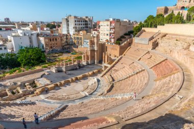 İspanya 'daki Roma Kartagena Tiyatrosu