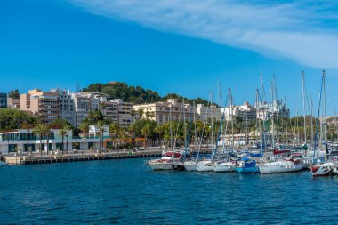 Marina, Cartagena Limanı ve Castillo de la concepcion, İspanya