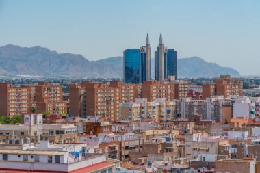 Murcia, İspanya 'nın hava manzarası