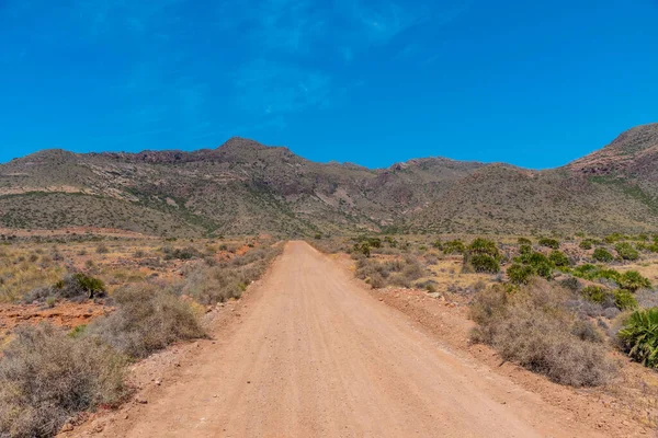 Barren Τοπίο Του Cabo Gata Στην Ισπανία — Φωτογραφία Αρχείου