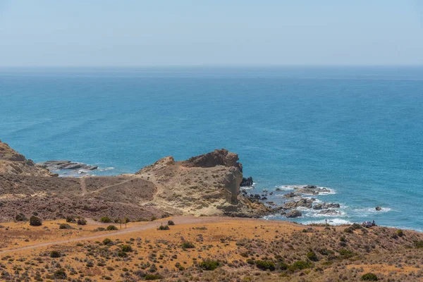 Kustlijn Van Het Nationaal Park Cabo Gata Nijar Spanje — Stockfoto