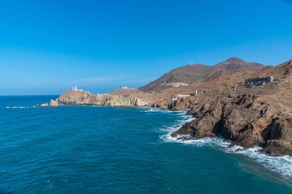 Cala Las Sirenas Naturparken Cabo Gata Spanien — Stockfoto