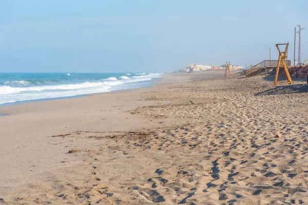 Spiaggia Fabriquilla Nel Parco Nazionale Cabo Gata Spagna — Foto Stock