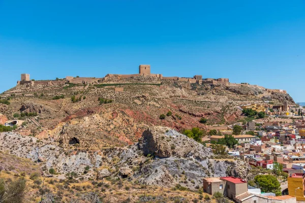 Castillo Lorca Con Vistas Ciudad España — Foto de Stock