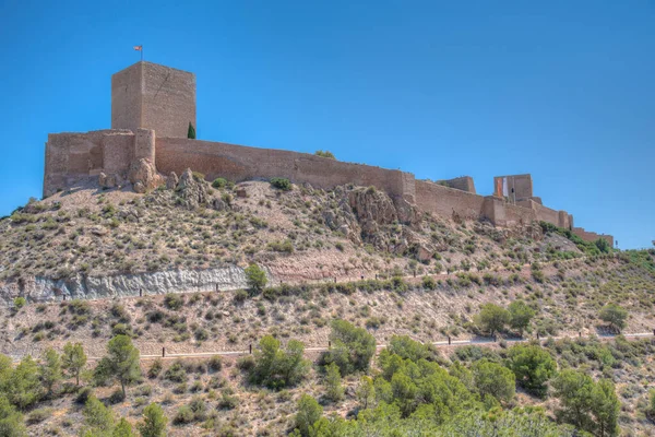 Château Lorca Surplombant Ville Espagne — Photo
